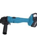 Badass 18V Brushless Cordless Angle Grinder With Rechargeable Lithium Battery featuring ergonomic handle for cutting and polishing.