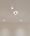 Hella Durable 20 Pack Fire Sprinkler Cover Plates Fits 15 Mm And 20 Mm Universal Disc Heads Smooth Wall Mount installation view