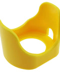 30mm Plastic Emergency Stop Button Protective Cover With Two Feet Guard for Push Switch Yellow Shield