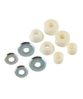 Skateboard Truck Bushings Set 92A White For Most Standard Trucks Includes Upper And Lower Bushings Pivot Cups And Washers