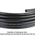 Close-up of 3/16 Inch OD X 100 Foot Black Nylon Air Brake Tubing SAE J844 DOT Compliant For Air Brake Systems Or Fluid Transfer