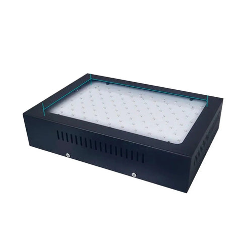 Premium Led Uv Curing Lamp With Switchable 365Nm 395Nm 405Nm Bands For Rapid Gel Nail Drying And 3D Resin Hardening, black aluminum housing.