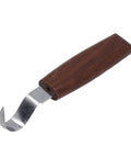 Top Shelf Walnut Handle Wood Carving Hook Knife And Spoon Gouge With Double Sided Curved Blades For Whittling Bowls Cups And Weekend Builds Hella Smooth Cutting Every Time, walnut handle and curved stainless steel blade.