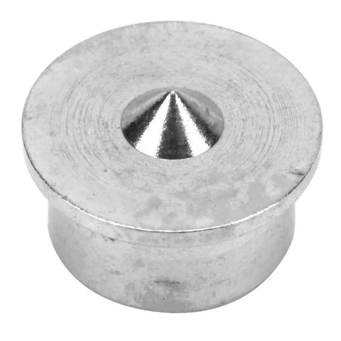 Close-up of 6 Piece Premium Stainless Steel Dowel And Tenon Center Points Pins for woodworking, showing pointed tip.