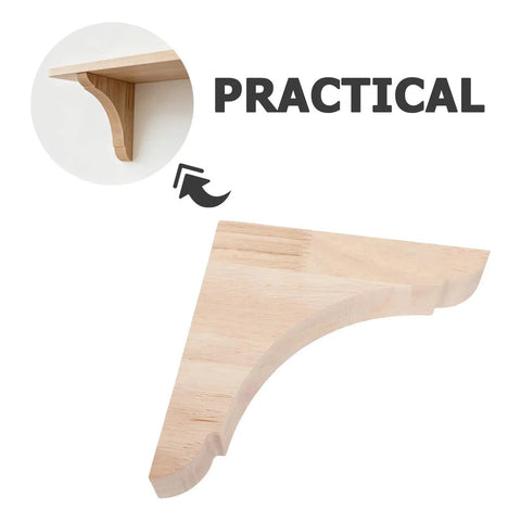 Sturdy Wood Triangle Shelf Brackets For Floating Shelves Wall Mounted L Shaped Supports with practical modular design shown.