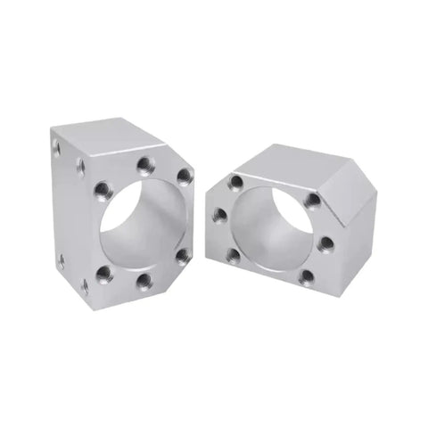 Heavy Duty SFU2510 Left Hand Ball Screw Kit 1000mm With C5 BF20 End Supports For CNC Engraver Setup two machined aluminum end supports