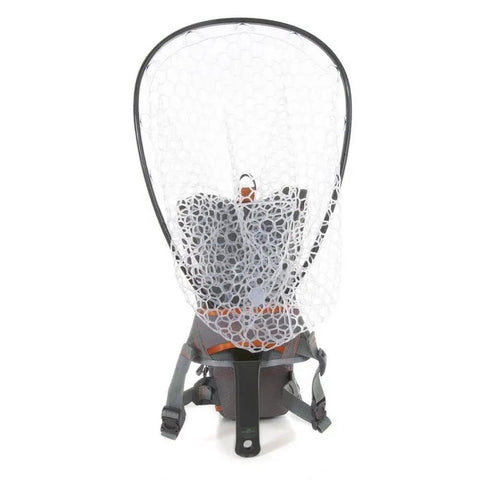 Canyon Creek Chest Pack 2L Lightweight 420D Nylon Gray 9 x 5 x 4.5 Inches Weighs 1 Pound Model CCCPK with fly fishing net