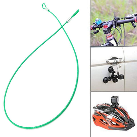 15 Pack 8 Inch Stainless Steel Tethers With Four Spring Snap Hook Clips Vinyl Coated Steel Wire Cable Lanyards For Secure Gear Attachments