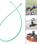 Eight Pack Stainless Steel Tethers With Colorful Coated Security Lanyard Kit For Cameras And Gear, Ideal For Helmets and Bikes