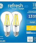 Refresh LED 100 Watt Equivalent A21 Daylight Dimmable Light Bulb 2 Pack for Bright Crisp Color Easy On The Eyes Energy Saving Home