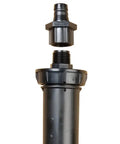 Drip Irrigation Conversion Kit For 5/8 Inch And 1/2 Inch Tubing With Built In Filter, 30 PSI Regulator, And Universal Easy Fit Tee exploded view