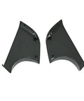 Top Shelf One Pair Side Mirror Lower Cover Cap Compatible With Tesla Model 3 2017 To 2021 slick install black plastic trim pieces