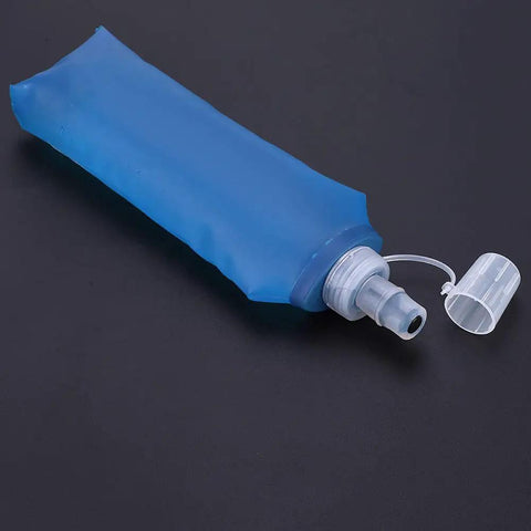 Blue On The Go Hydration Pack With 500ml Soft Bottle Reservoir for Hiking and Cycling Camping and Outdoor Activities