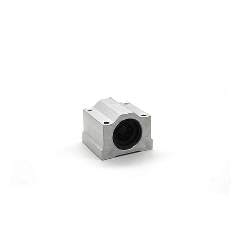 4 Pcs SCS16UU Linear Motion Bearing Slides For CNC Parts, 3D Printer Parts, And Precision Machine Tools, Slick Ultra Smooth Guide Rails For DIY CNC, Milling, And Robotic Projects, silver aluminum block bearing