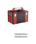Modular Stackable Tool Case System For Flexible Workshop Storage, Heavy Duty Lockable Toolbox Organizer With Reinforced Corners