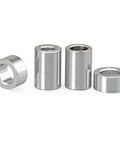Heavy Duty Cnc Aluminum Spacer Sleeves With Non Threaded Standoff Washers In Exact M5 Size And Twenty Millimeter Length silver finish.