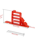 Top Rated Heavy Duty Cable Stackers For Organizing Coaxial Data And Power Cables Durable Plastic Wire Management Clips, red, 83mm