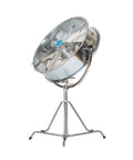 Battle Ready Industrial Floor Fan That Blows Hard With Massive Airflow And A Waterproof Motor Built For Wet Shops Workspaces And Outdoors, metal blades.