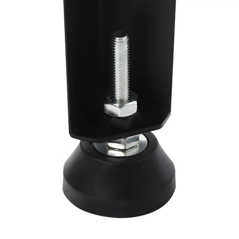 Locking caster unit of Built Like A Tank Heavy Duty Welding Table 36 By 24 Inches, designed for stability and support.