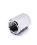 Heavy Duty Stainless Steel Hose Adapter And Tap Connector Kit With One Eighth One Quarter Three Eighth One Half Three Quarter One Inch NPT BSPP Female Hex Couplings For Water Gas Propane High Pressure 304 Stainless Steel Fittings, female hex adapter