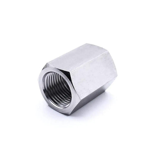 Heavy Duty Stainless Steel Hose Adapter And Tap Connector Kit With One Eighth One Quarter Three Eighth One Half Three Quarter One Inch NPT BSPP Female Hex Couplings For Water Gas Propane High Pressure 304 Stainless Steel Fittings, female hex adapter