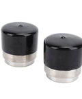 2 Pack 1.781 Inch Trailer Wheel Bearing Protector Caps Stainless Steel Heavy Duty Dual Action Water Out Grease Retention Easy Install