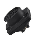 Heavy Duty Two Pack M23 8 Pin Power Connector 50A 500V IP67 Waterproof Male And Female Plug bottom view with connectors.
