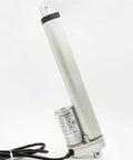 Heavy Duty Electric Linear Actuator With 12V Or 24V DC Motor Offering A Full 1000mm Stroke And Rock Solid Performance close-up image showing actuator and motor.