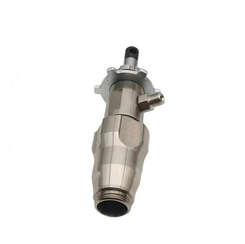 Detail of Pro Grade Airless Paint Sprayer Featuring Jet Pump Engine, stainless steel nozzle, designed for smooth finishes on various surfaces.