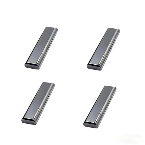 4 Pack Beefy Tungsten Steel Conductive Block For Power Feed Contact Wire EDM Machines 40x10x5mm High Conductivity Low Impurity