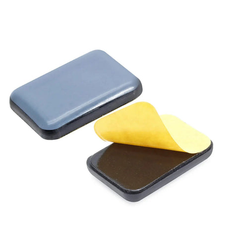 24 Piece Self-Adhesive Teflon Furniture Sliders Set That Make Moving Furniture A Breeze, Rectangle 35x25mm Glide Pads visible