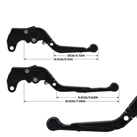 Top Tier Folding Brake And Clutch Levers For Benelli BN302S Featuring Slick Adjustable Handles With Tight Ergonomic Comfort And No Sweat Install Rugged Aluminum Alloy Build Black Finish