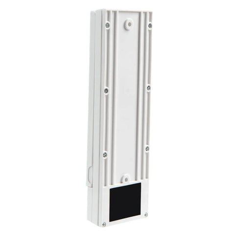 Back view of Aftermarket Garage Door Keypad Replacement For Linear MDTK Easy Plug And Play Setup Includes 9V Battery And Mounting Hardware
