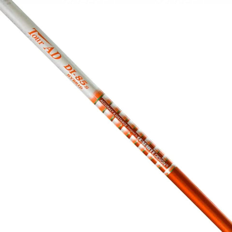 Premium Graphite Hybrid Golf Shaft X Stiff Flex 105 Gram Weight 42 Inch Length Standard 370 Tip Bore close-up view.