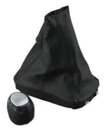 Upgrade Your Ride With This Sleek Black Manual Gear Shift Knob Kit For Saab 9-3 Models Years 2003 To 2012 Featuring A Durable Abs Plastic Construction Ergonomic Grip Design And Smooth 5 Or 6 Speed Operation Plus Gaiter Boot Base Cover Included. black 5/6-speed gear shift knob kit with gaiter boot for Saab 9-3, ABS plastic