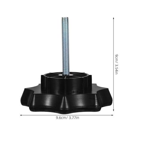 Ultimate Tough-As-Nails High-Strength Spare Tire Bolt Replacement Clamp Hardware with dimensions listed