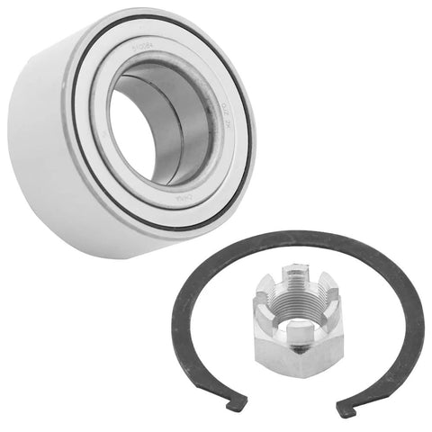 Front Wheel Hub Bearing Assembly For Hyundai Azera 3.3L V6 Sonata 2.0L L4 Kia Sportage 2.0L L4 Optima 2.0L L4 Front Driver Or Passenger Side OE Replacement Built Tough, single piece with nut and ring