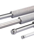 Dasqua 4-piece ball gauge set with knurled stainless steel handles, sizes .125–.500 inches