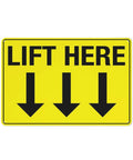 8 By 12 Inch Equipment Guidance Sign Built Tough From Rust Resistant Aluminum With UV Protection Great For Warehouse Loading Docks