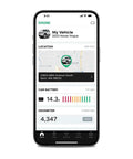 X2 MAX LTE GPS Vehicle Tracker With Dope Smartphone Control And Backup Battery Add On Module interface on smartphone screen