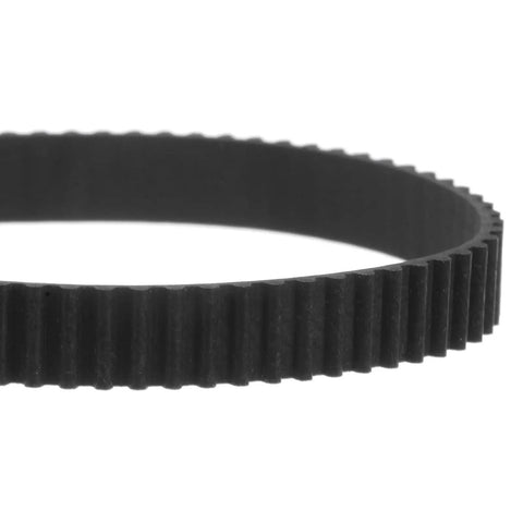 2GT Timing Belt Closed Loop For 3D Printer, 6mm Wide By 250mm Long, 125 Teeth, Reinforced Rubber With Fiberglass close-up view
