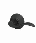 Matte Black Door Lever For Hall And Closet, Non Locking Passage Lock, Easy Install With Self Aligning Screws, Interior Door Handle