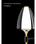 Straight Up Modern Led Wall Sconce With Soft Glowing Acrylic Shade Lights Up Bedroom Dining Room Hallway And Stairs Easy To Mount Durable Design Adds Style Points with metal body and acrylic lampshade.