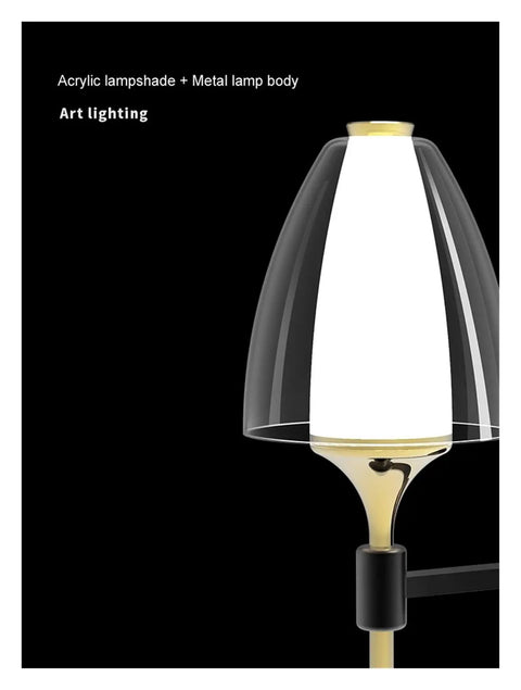 Straight Up Modern Led Wall Sconce With Soft Glowing Acrylic Shade Lights Up Bedroom Dining Room Hallway And Stairs Easy To Mount Durable Design Adds Style Points with metal body and acrylic lampshade.