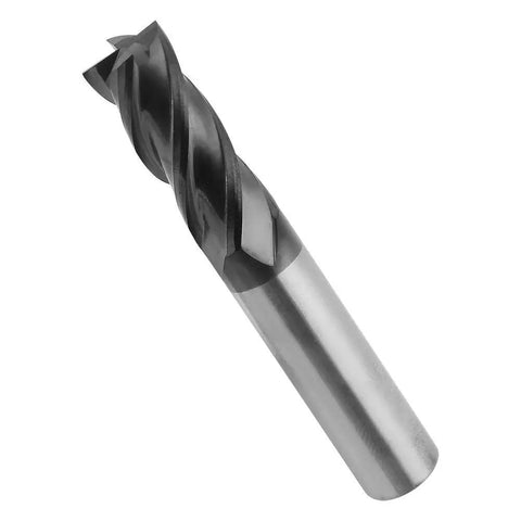Single cutter from 8 Piece Carbide End Mill Set 2 to 12 mm Tungsten Steel Milling Cutters High Speed Tool Kit for Metalworking and DIY
