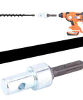 Square 4 Pin Drill Bit Adapter For Earth Auger Attachment Fits Electric Hammer Drill To Auger Connector, metal build