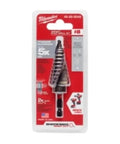 Packaging of Shockwave Impact Duty Step Drill Bit For Beast Mode Heavy Duty Drilling Pro Grade Steel Self Starting Pilot Point.