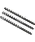 Three Piece 8 32 UNC Tap Set With 3 Flutes For Hand Threading In Mild Steel Aluminum Iron Copper Stainless Steel And Hard Plastics