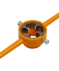 Fabulettas Six-Piece PPR Pipe Bender Spring And Manual Threader Tool Kit For Plastic Conduit grip threaded rod cutter in orange and steel.