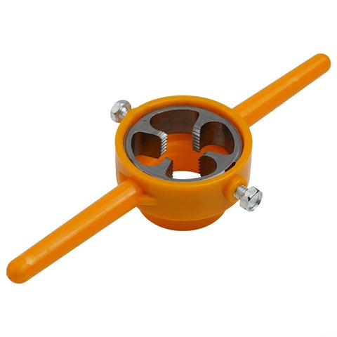 Fabulettas Six-Piece PPR Pipe Bender Spring And Manual Threader Tool Kit For Plastic Conduit grip threaded rod cutter in orange and steel.